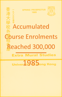 報讀學院課程人次達30萬