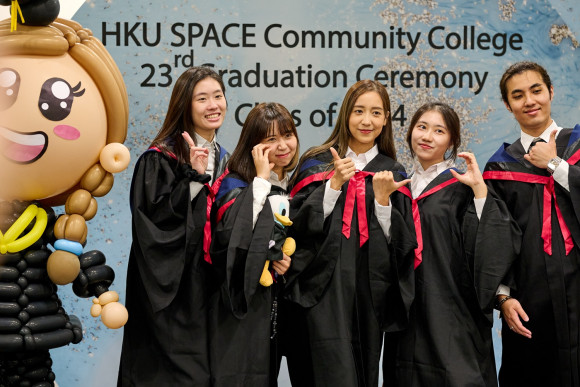 The 23rd Graduation Ceremony of HKU SPACE Community College was Held Successfully