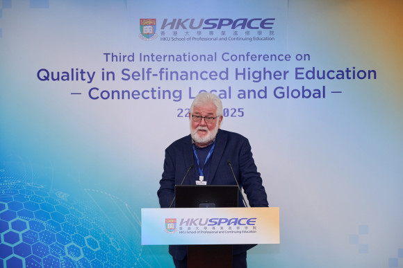 The keynote speeches featured distinguished speakers -- Director of Grange Education. Professor Uvalić-Trumbić discussed how local developments meet global standards for quality and recognition in higher education.