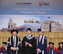 Mr Suen Cheuk Pong, a 2024 Bachelor of Science in Banking and Finance First Class Honours graduate,  received the HKU SPACE Outstanding Academic Achievement Award with distinction.
