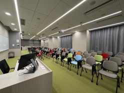 The Centre features six seminar rooms, a common area, and one computer room to support both face-to-face and distance learning.