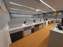 The Centre features six seminar rooms, a common area, and one computer room to support both face-to-face and distance learning.