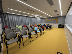 The Centre features six seminar rooms, a common area, and one computer room to support both face-to-face and distance learning.
