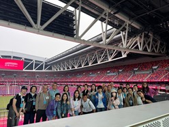 In October, the Alumni organised a visit to the recently completed Kai Tak Sports Park, the largest sports venue in Hong Kong.