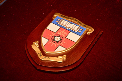 UoL Logo Photo Taken at University of London Presentation Ceremony 2025