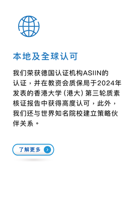 recognised globally and locally