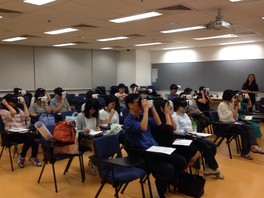Talk on the use of VR for virtual library visit (2 September 2016)
