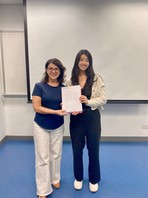 Congratulations to Kelly, who has won the Outstanding Performance Award in our Certificate in Spanish (Introductory)! ¡Felicitaciones! (Sep 2024)