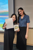 Congratulations to Ms. Law, who has won the Outstanding Performance Award in our Italian Intermediate Course! Congratulazioni!