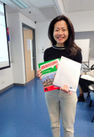 Congratulations to Bernice, who has won the Best Progress Award in our Italian Intermediate Course! Congratulazioni!