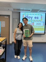 Congratulations to Daniel Max, who has won the Outstanding Performance Award in our Certificate in Spanish (Intermediate)! ¡Felicitaciones! (Oct 2025)