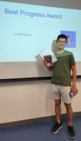 Congratulations to Mr. Lo, who has won the Best Progress Award in our Certificate in French (Introductory)! Félicitations! 