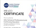 HKU SPACE LCCI Centre Cert 2025