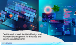 Certificate for Module (Web Design and Frontend Development for Finance and Business Applications)